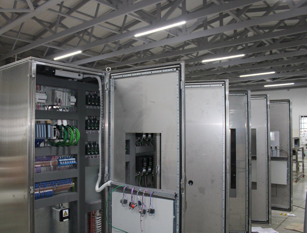 Stainless steel control panel