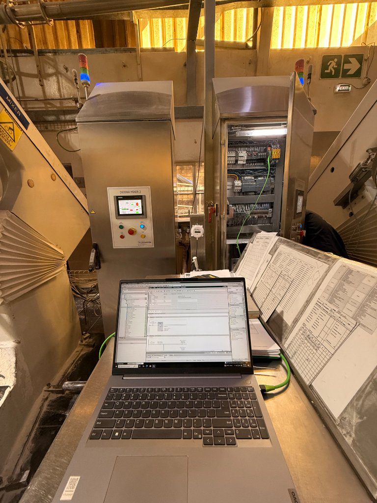 Bakery PLC HMI programming