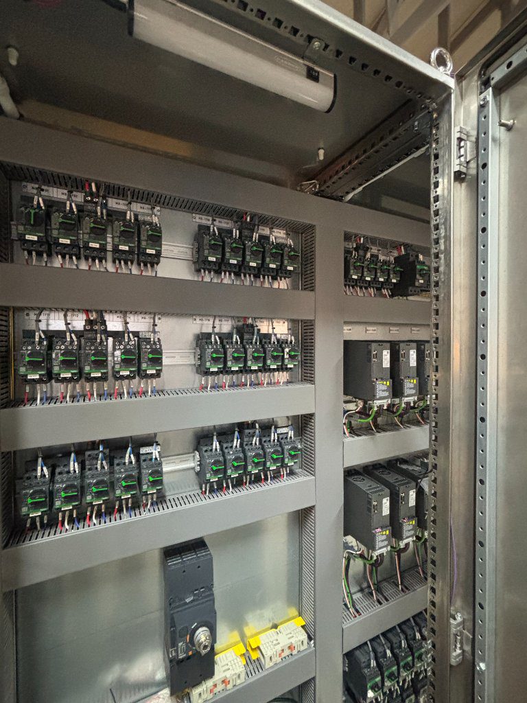 Control panel wiring